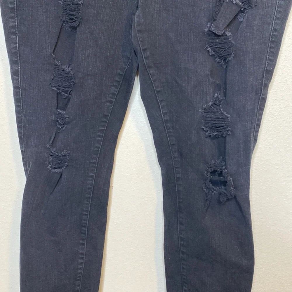 Torrid Distress Bombshell Skinny Sz 18 & 20 Black - Picture 3 of 6